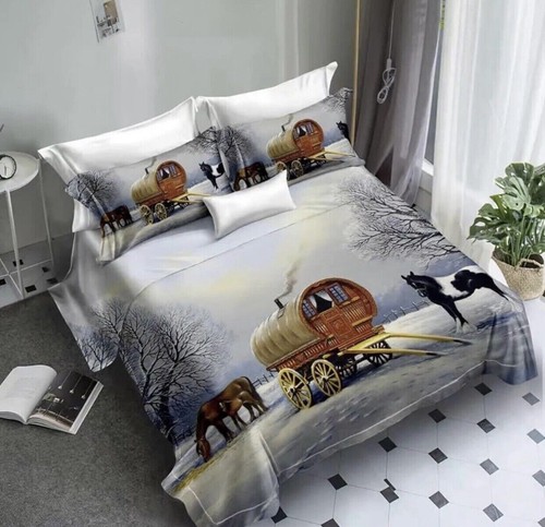 Snow caravan bedding set - set, duvet