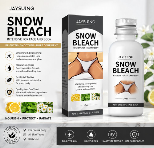 Body snow bleach cream 30ml - snow,