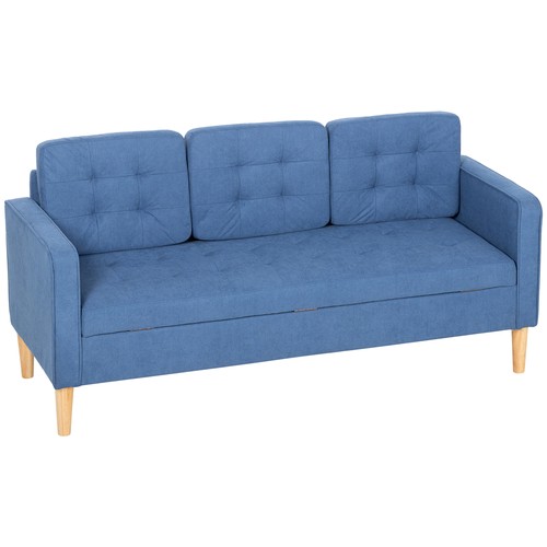 Homcom modern seater sofa - seater,